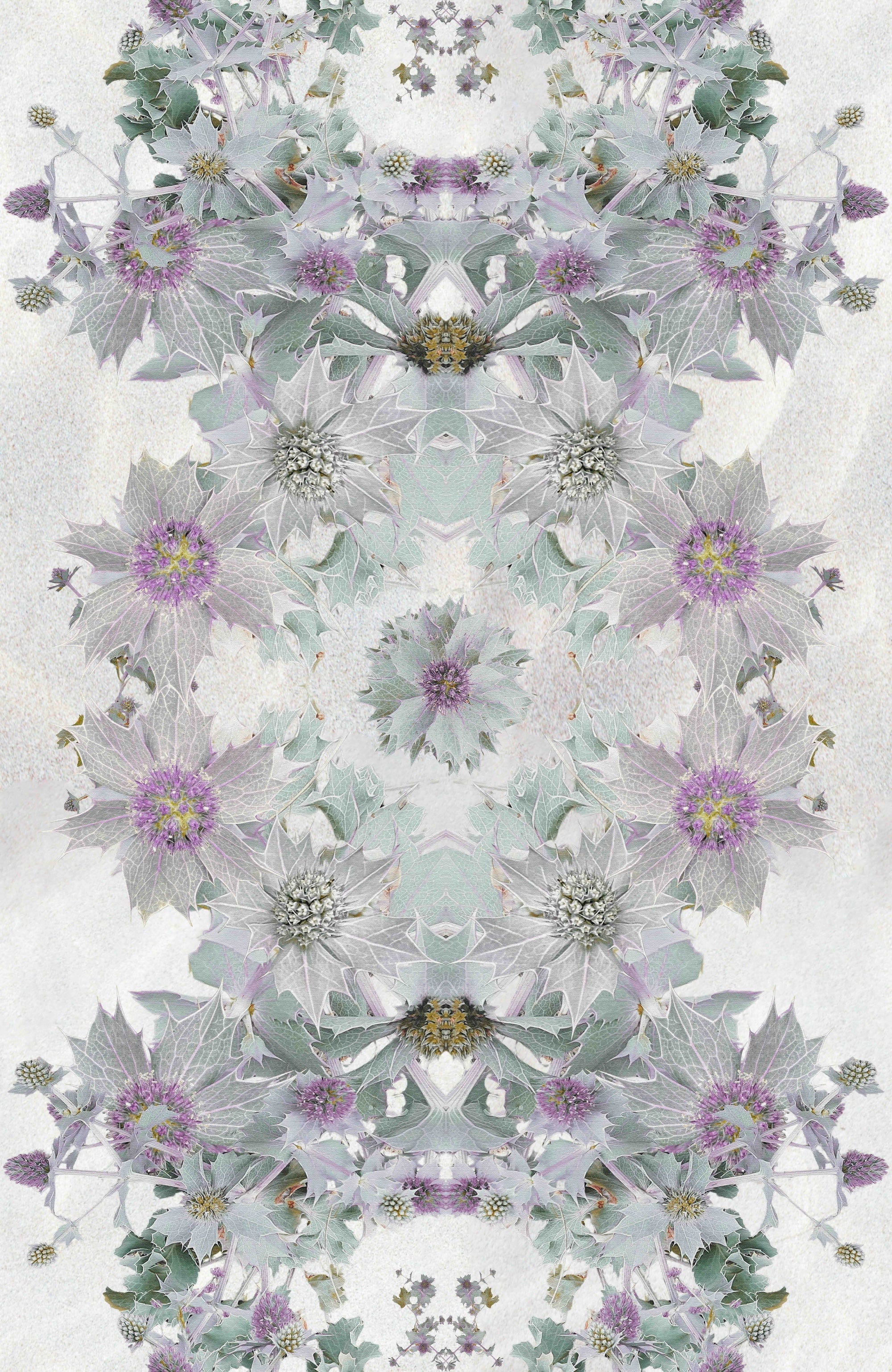Sea Holly Wallpaper Sample - Choose a sample colour