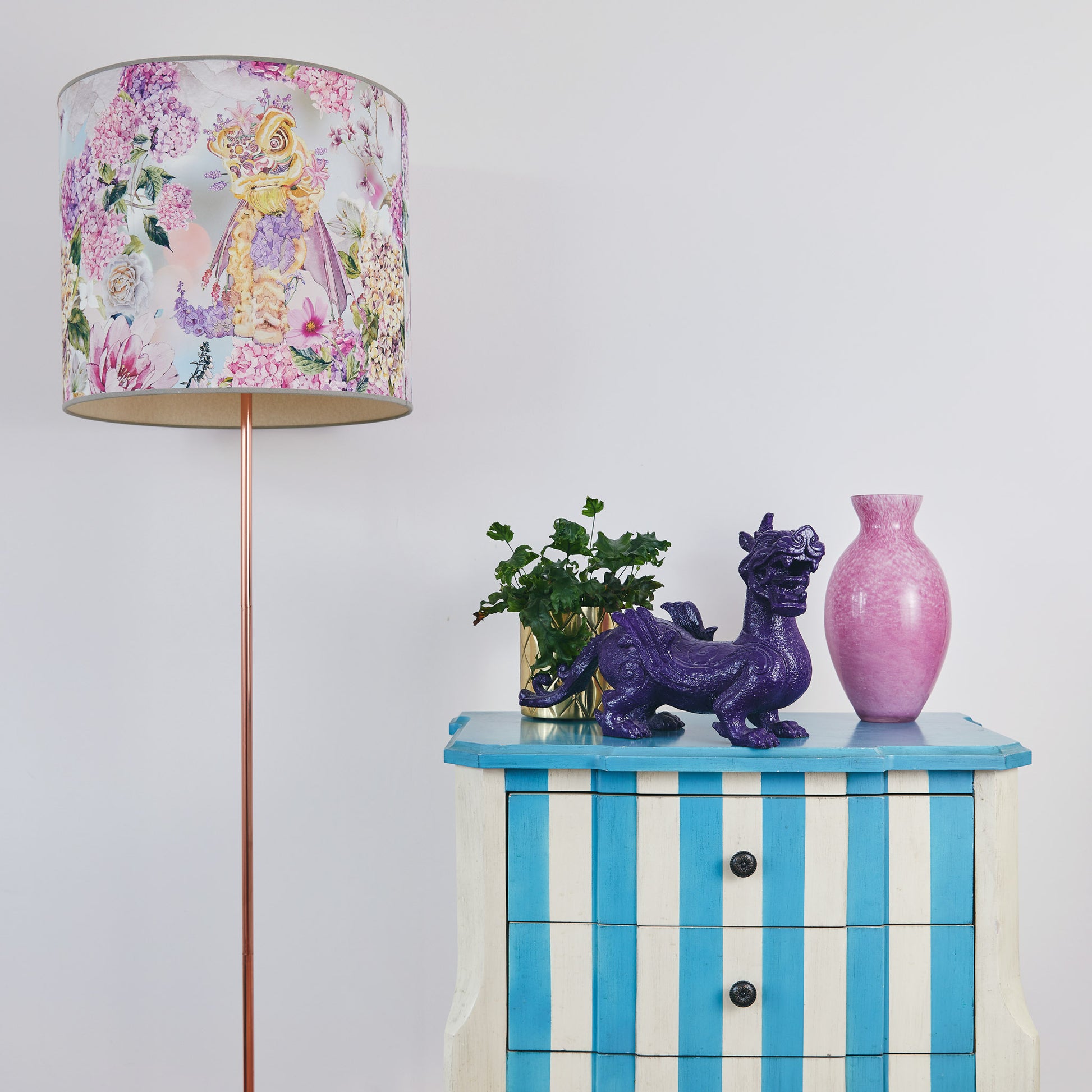 Snapdragon Large Drum Handmade Lampshade image 2