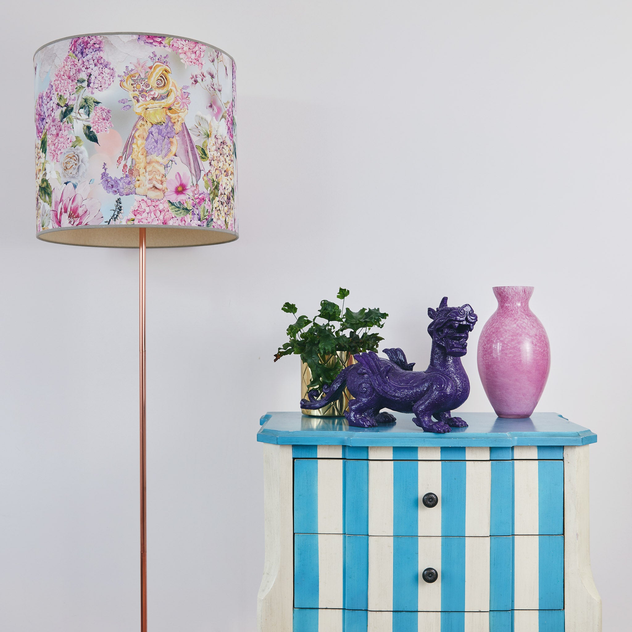 Snapdragon Large Drum Handmade Lampshade image 2