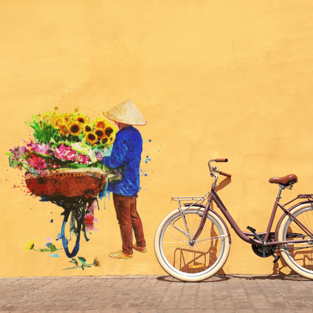 NEW - Hanoi Hustle Sunflowers Outdoor Print image 9