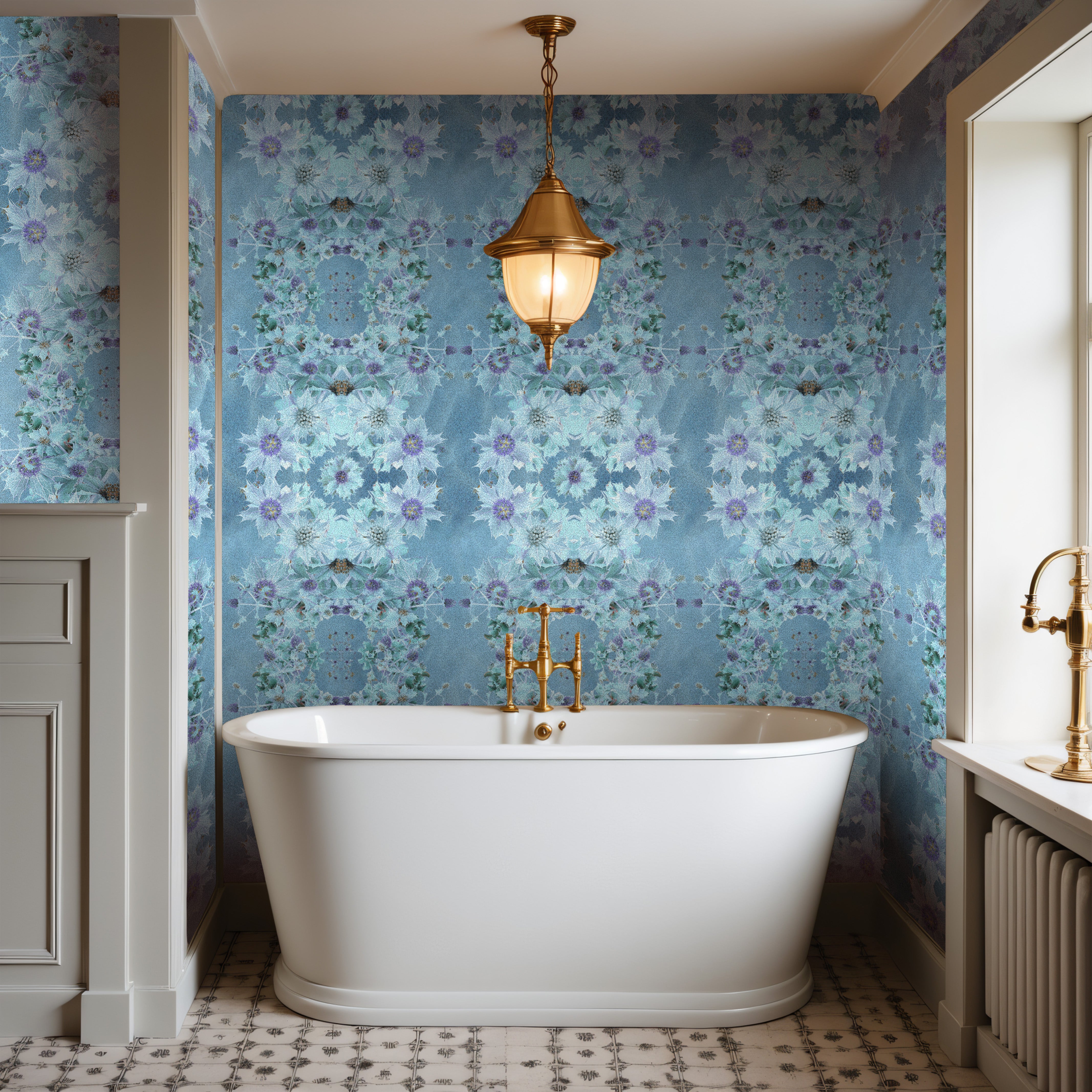 Sea Holly Wallpaper