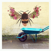 Bee Bloom Outdoor Wall Decor image 0