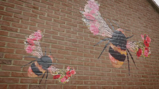 Load video: Delft Flourish Tulip Outdoor Prints